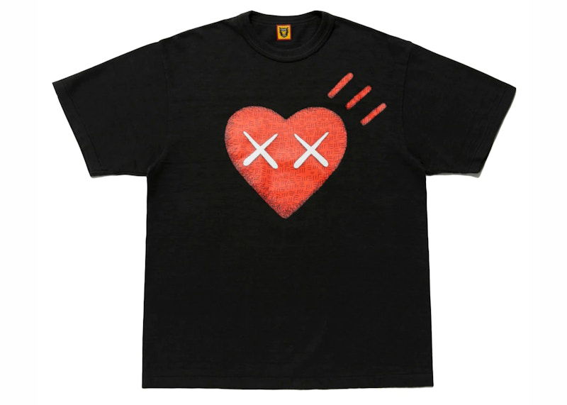 Tričko KAWS KAWS x Human Made Heart T-Shirt Biela | XX22TE008, 1