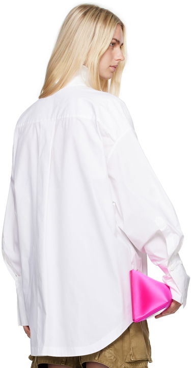 Košeľa The Attico The Attico Diana Asymmetric Shirt Biela | 227WCH04 C052, 2