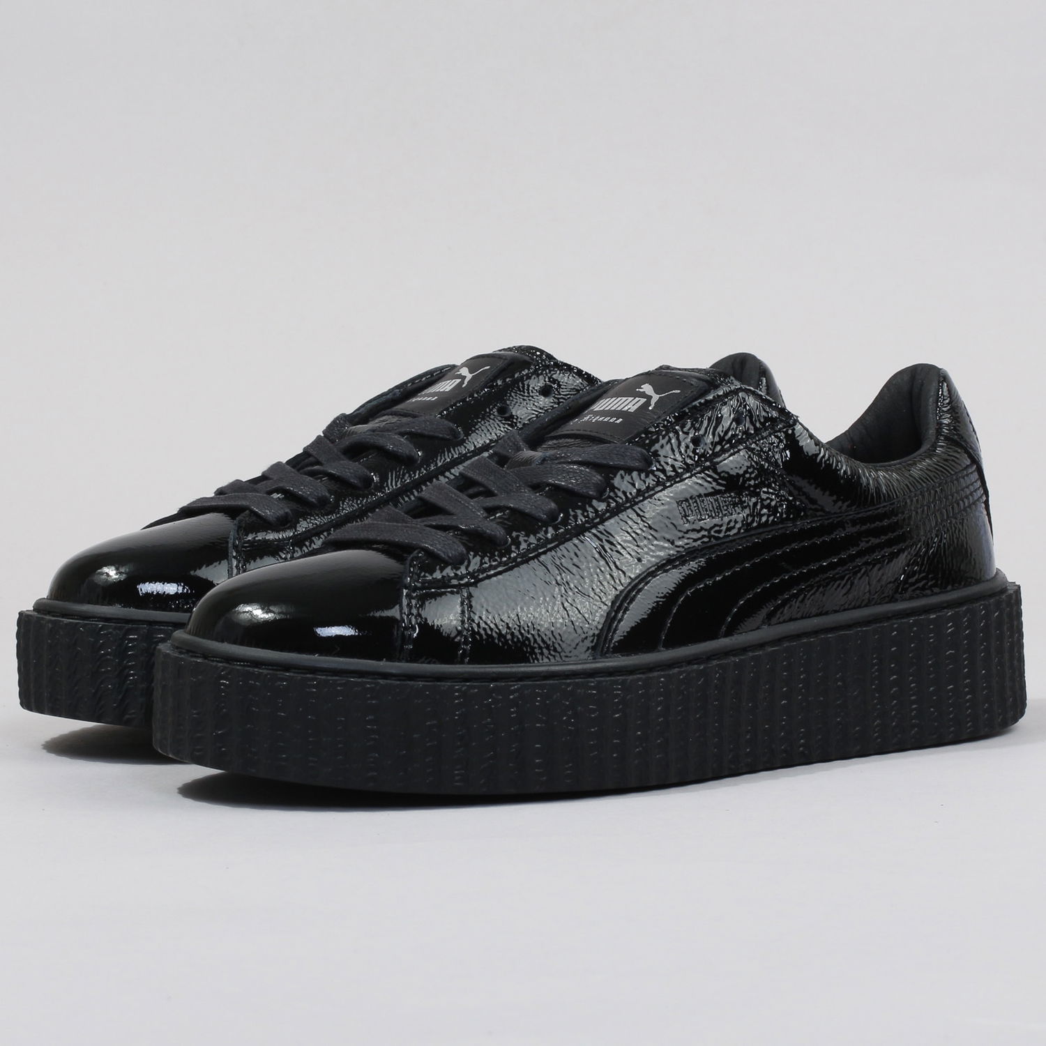 Tenisky a topánky Puma Creeper Wrinkled Patent Čierna | 364465 01, 1