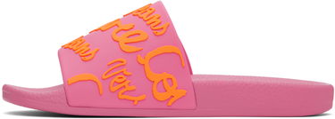 Plavky Versace Versace Jeans Couture Logo Shelly Pool Slides Ružová | E78VA3SQ1_E71352, 2