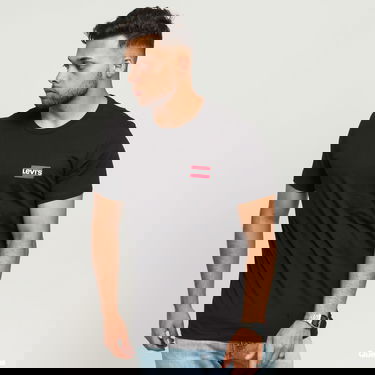 Tričko Levi's Crewneck Graphic 2 Pack Čierna | 79681-0000, 0