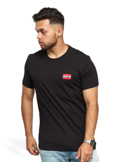 Tričko Levi's Crewneck Graphic 2 Pack Čierna | 79681-0000