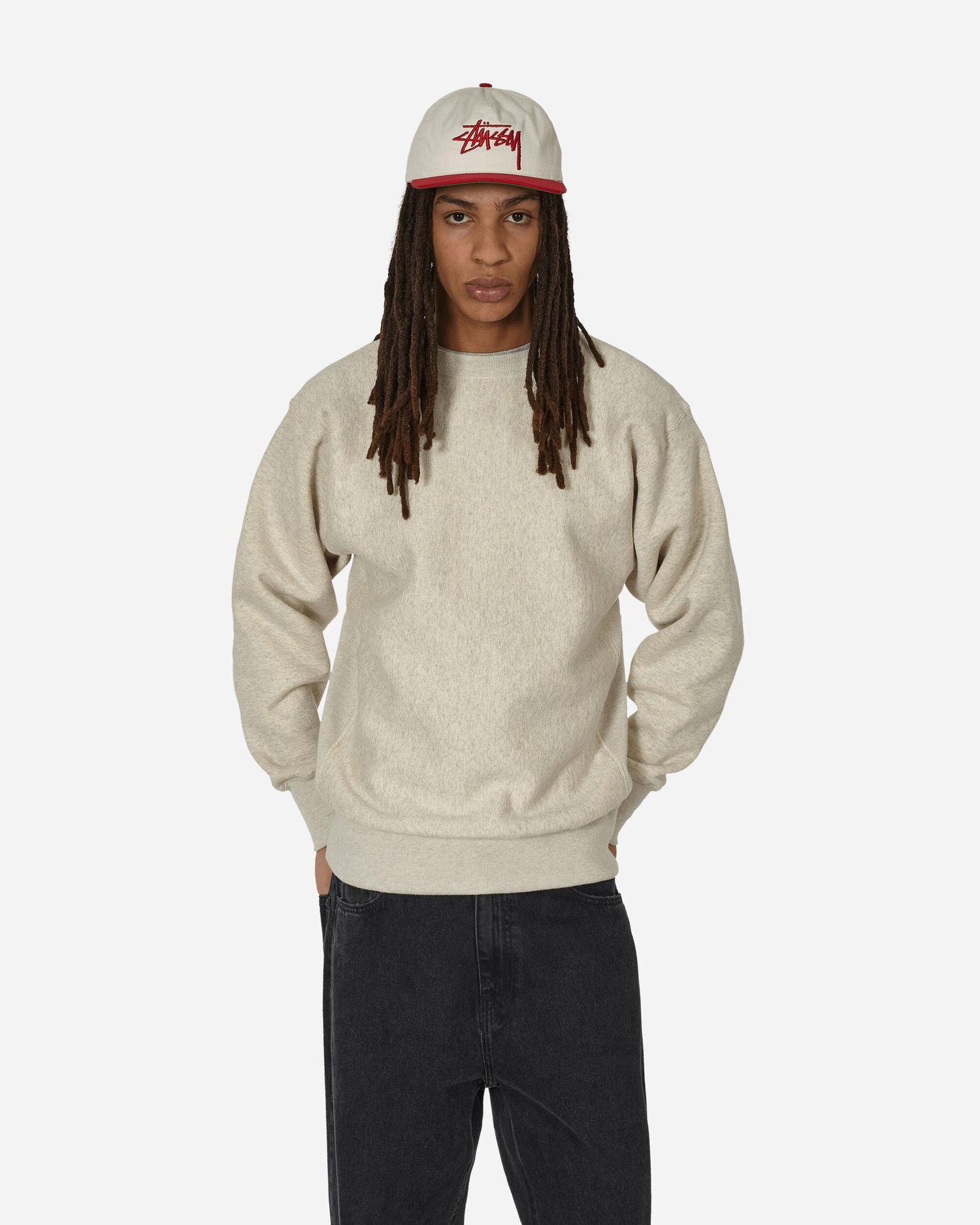 Mikina Champion Made in Japan Crewneck Sweatshirt Gray Melange Béžová | C3-Q042 SILVERGRAY, 0