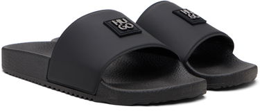 Tenisky a topánky BOSS Hugo Contrast-Logo Strap Slides Čierna | 50548671, 3