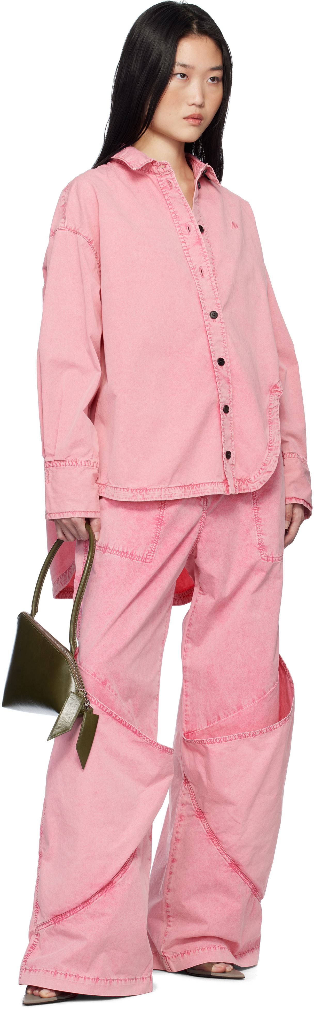 Attico Diana Denim Shirt