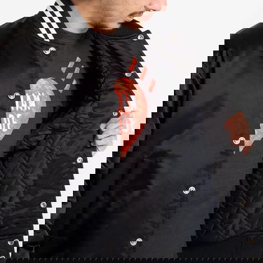 Bomber bunda Human Made HUMAN MADE Nylon Stadium Jacket Čierna | HM30JK038BK, 4