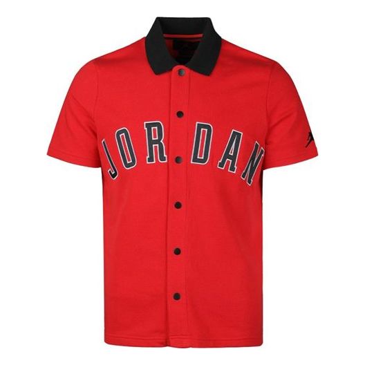Polo tričko Jordan Jordan DNA Distorted Basketball Short Sleeve Shirt Červená | AJ1111-687, 0
