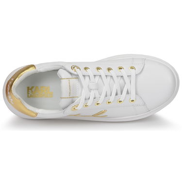 Tenisky a topánky KARL LAGERFELD KAPRI Signia Lace Lthr Biela | KL62510A-01G, 4