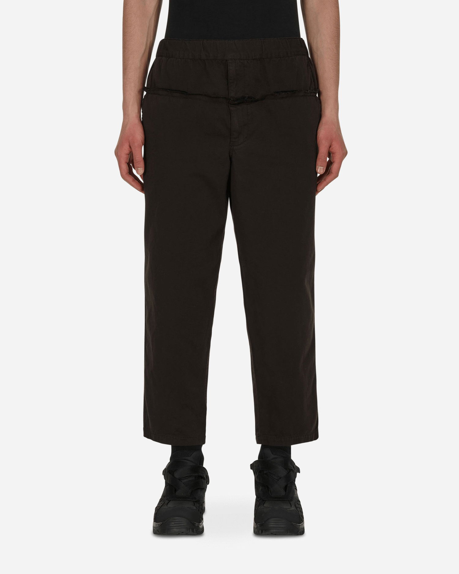 Nohavice Comme des Garçons Yarn Dyed Trousers Čierna | FI-P005 1, 0