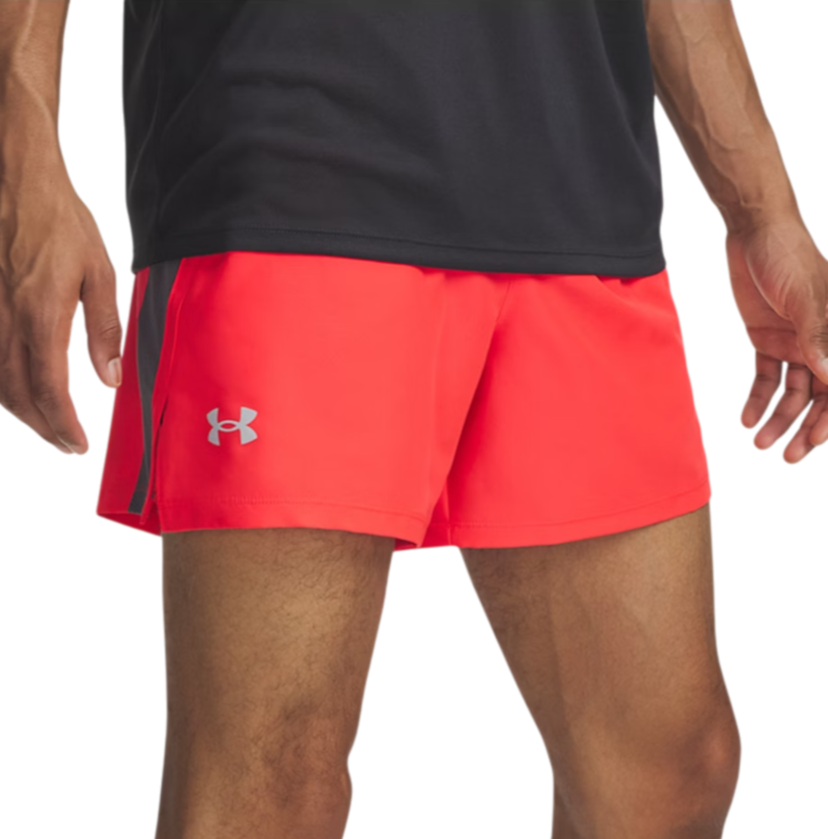 Šortky Under Armour Under Armour UA Launch 5" Running Shorts Červená | 1382617-713