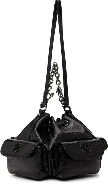 Taška cez rameno Off-White Dumbo Bucket Bag Čierna | OWMY002F25LEA0011000, 2