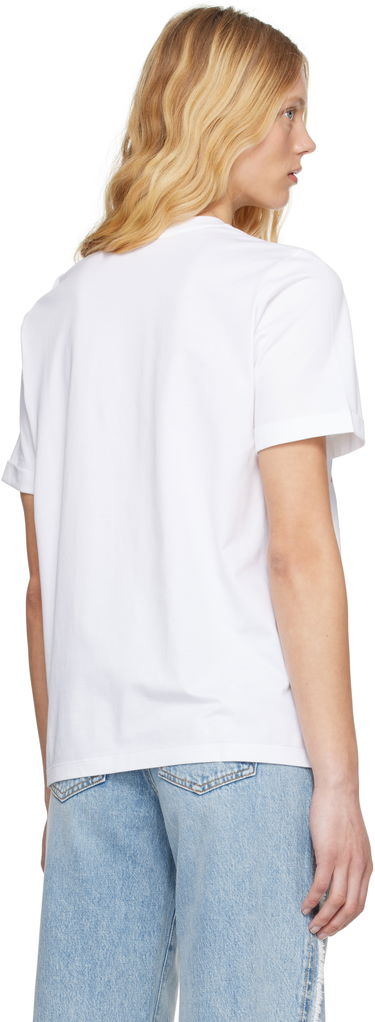 Tričko Balmain Balmain Lipstick Print T-Shirt Biela | EF0EF135GE91, 2