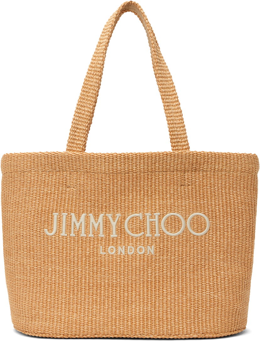 Tote bag Jimmy Choo Beach East-West Tote Bag Béžová | BEACH TOTE E/W JYN