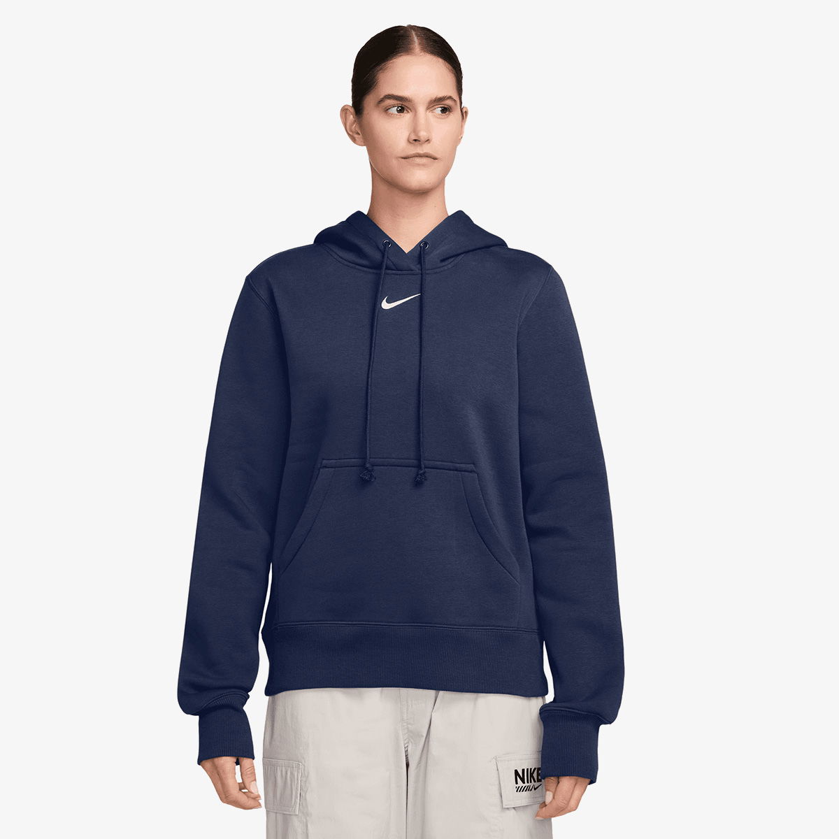 Mikina Nike Phoenix Fleece Standard Fit Hoodie Navy | HF6839-410, 0