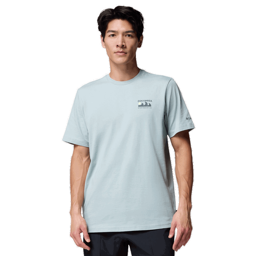 Tričko Columbia Explorers Canyon™ Back Sun and Waves Graphic Short Sleeve T-Shirt Modrá | 2036451461