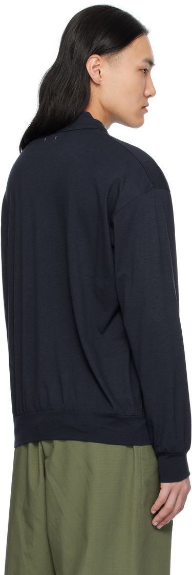 Polo tričko NANAMICA nanamica Wool Long Sleeve Polo Navy | S25SH101U, 2