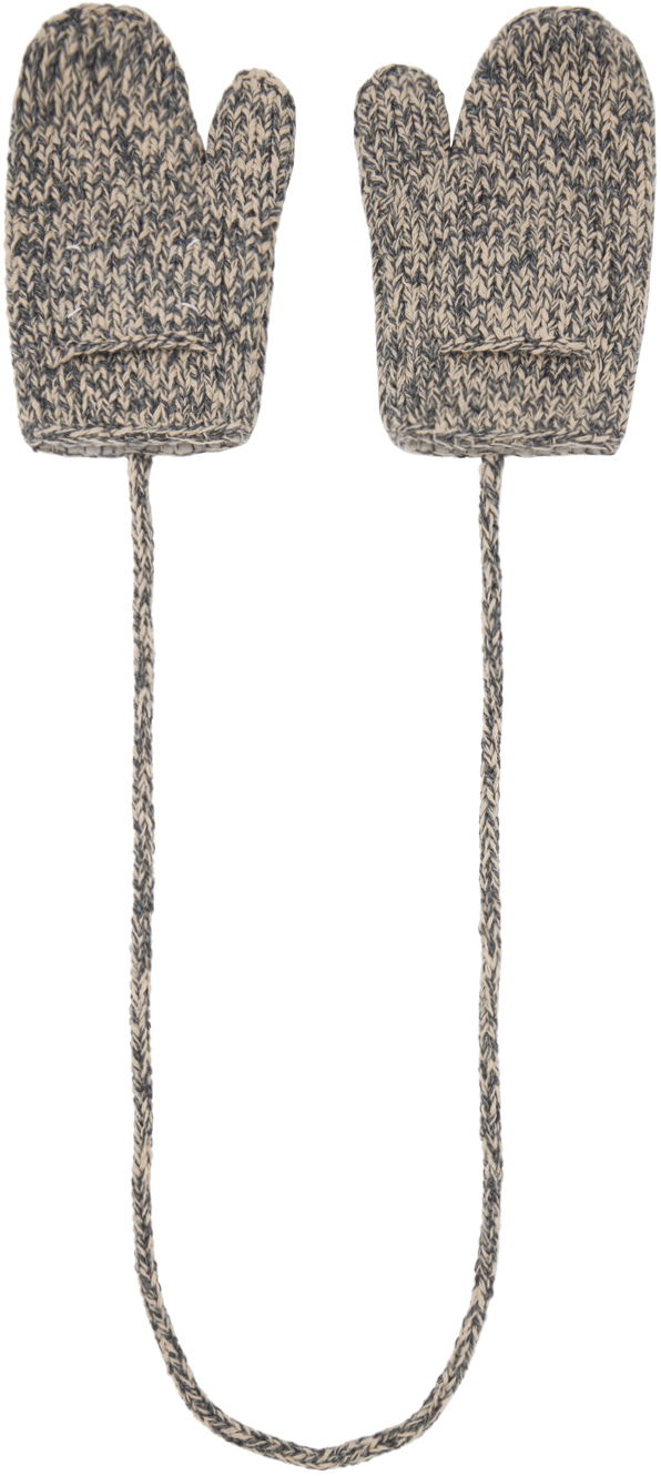 Rukavice Maison Margiela Shetland Wool Mittens Šedá | S50TS0043 M13067, 0