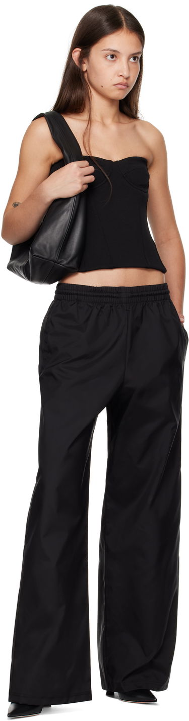 Tielko WARDROBE.NYC WARDROBE.NYC Semi Matte Bustier Tank Top Čierna | W1101F24MJ, 3