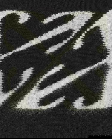 Sveter Off-White Mohair Arrow Knit Crewneck Sweater Čierna | OMHE170F23KNI001 1061, 5
