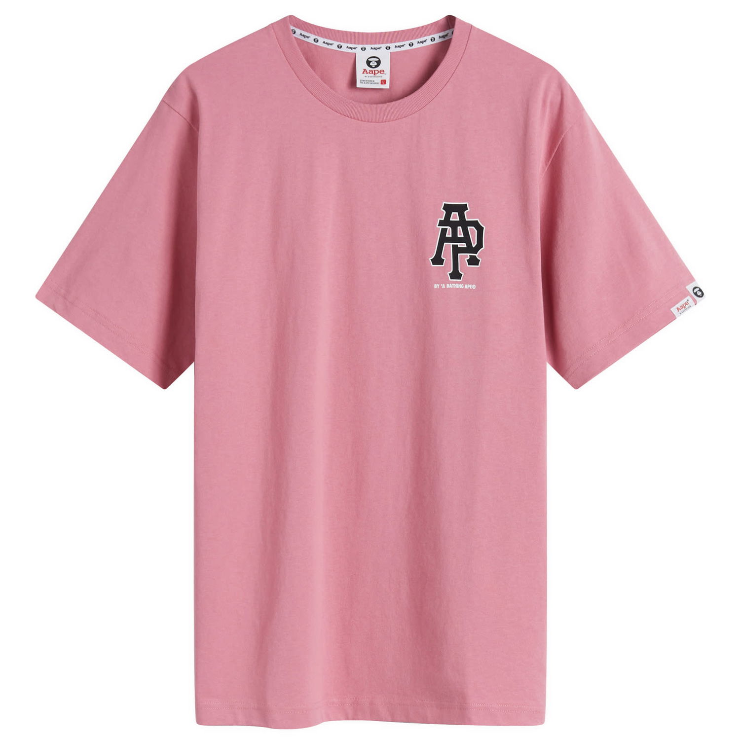 Tričko AAPE by A Bathing Ape AAPE AP Logo T-Shirt, Size Large Ružová | AAPTEM1562XXNPKX, 1