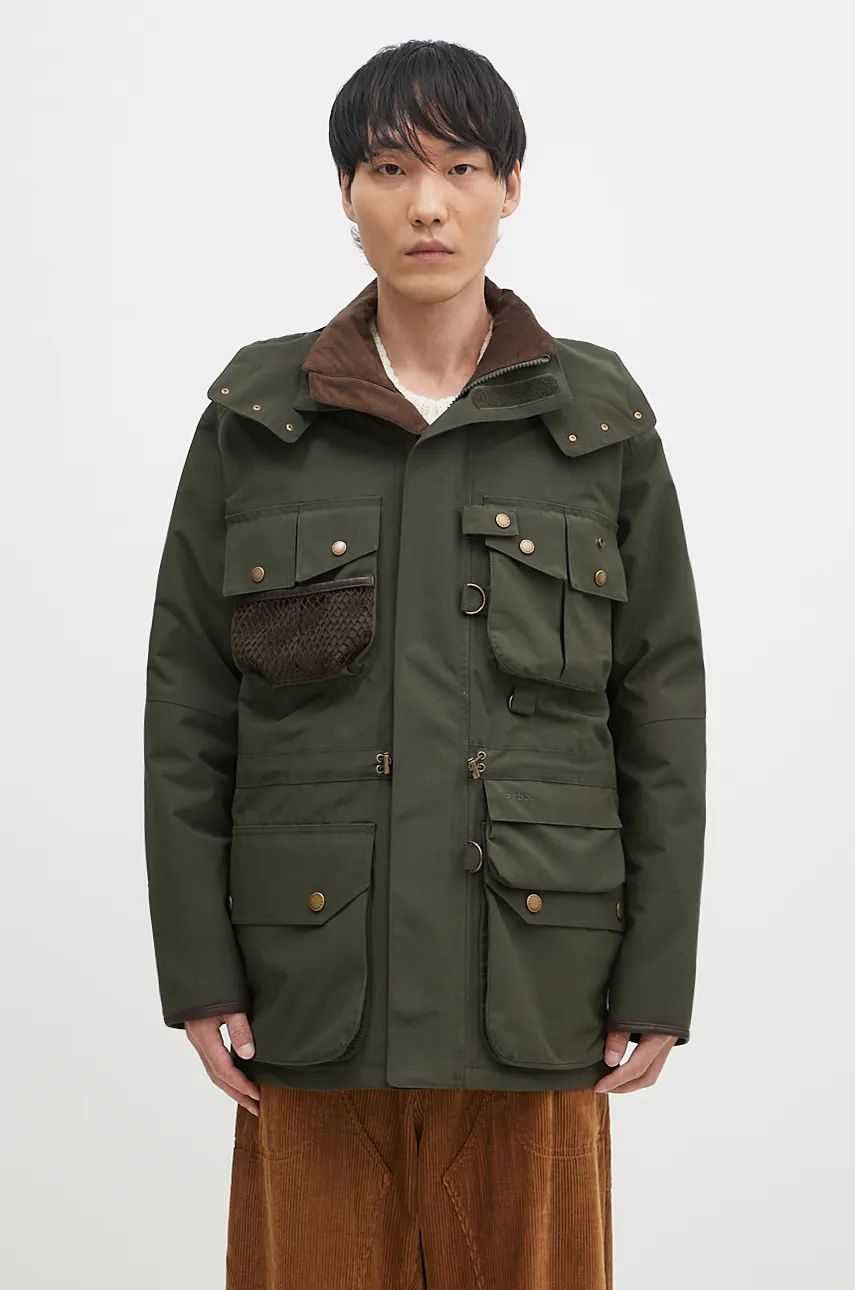 Pláštenka Barbour Raincoat Dryfly Zelené | MWB1117, 0