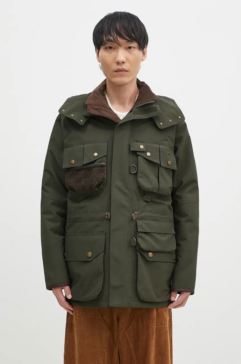 Pláštenka Barbour Raincoat Dryfly Zelené | MWB1117