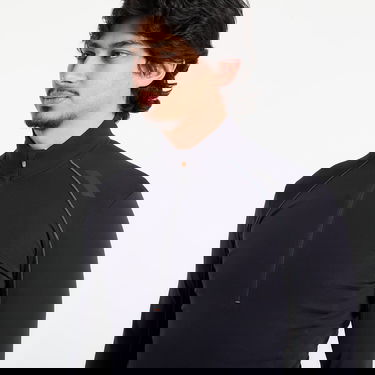 Tričko Soar Running SOAR Wooltech Long-Sleeve Half-Zip Running Top Čierna | AW25-SLS6M-BLK, 1