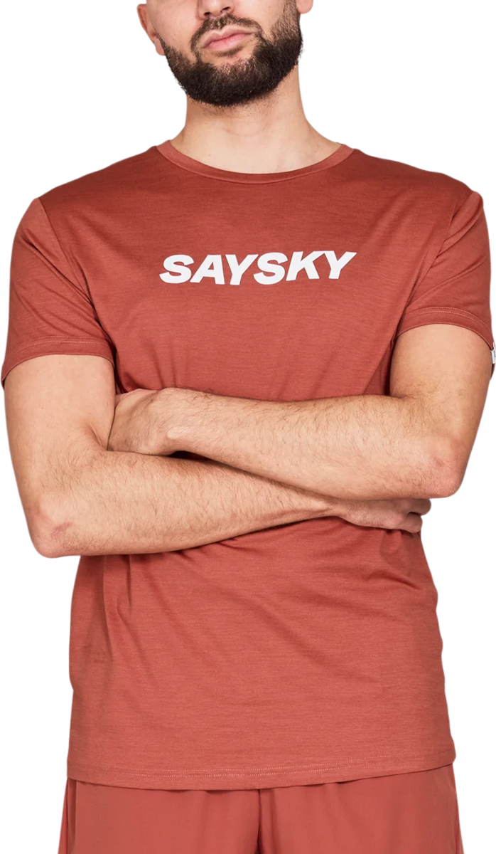 Tričko Saysky Saysky Pace Logo T-Shirt Červená | nmrss20c5006, 0