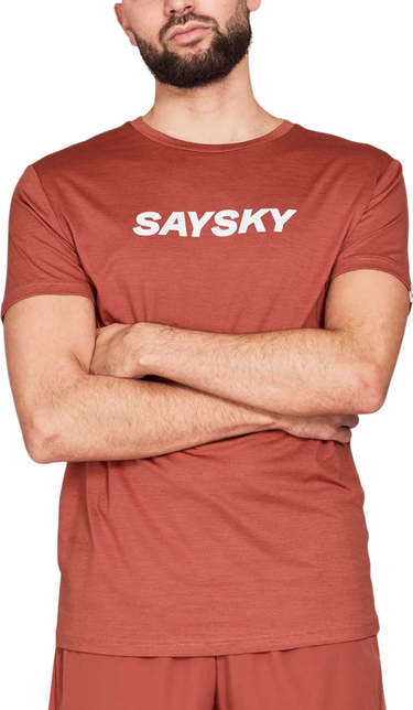 Tričko Saysky Saysky Pace Logo T-Shirt Červená | nmrss20c5006, 0