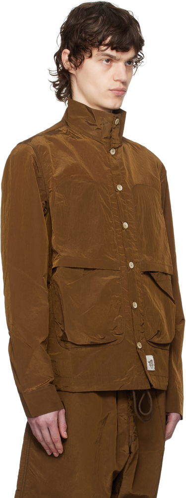 Bunda Ranra RANRA Epitome Button-Up Shirt Hnedá | AMSS25LS01551, 1