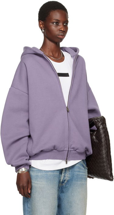 Mikina Fear of God Designer Full-Zip Hoodie Fialová | 192BT246247F, 1