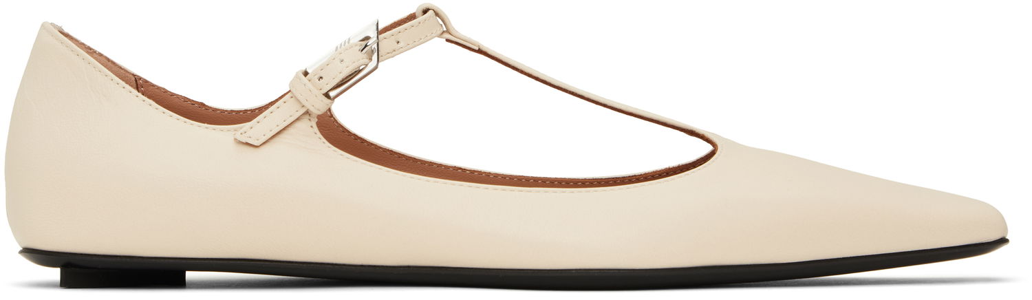 Oblečenie The Attico Attico Juno Ballerina Flats Béžová | 250WSH00858 LBT116AA, 0