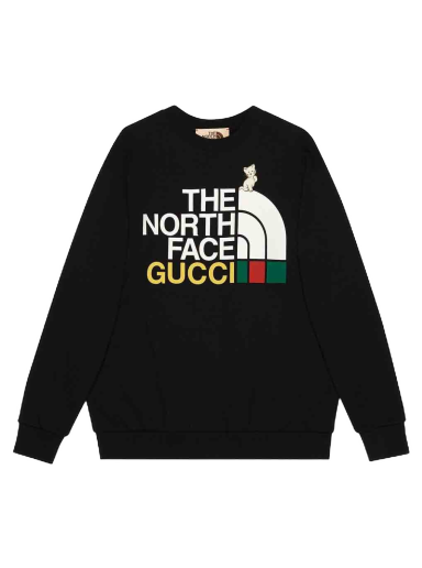 Mikina Gucci The North Face x Sweatshirt Čierna | 617964 XJDTE 1082