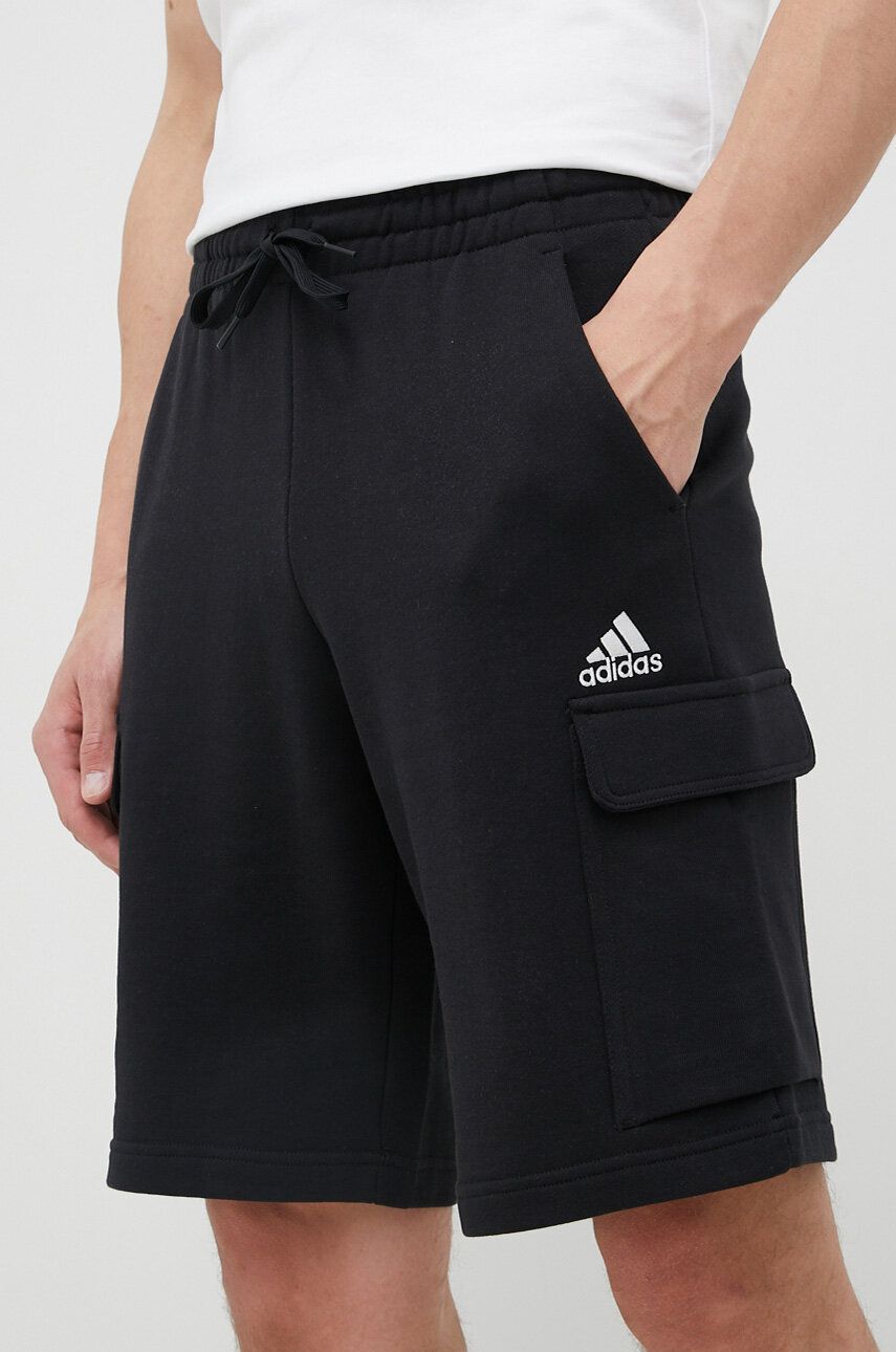 Šortky adidas Performance Essentials Fleece Cargo Shorts Čierna | HA4338, 0