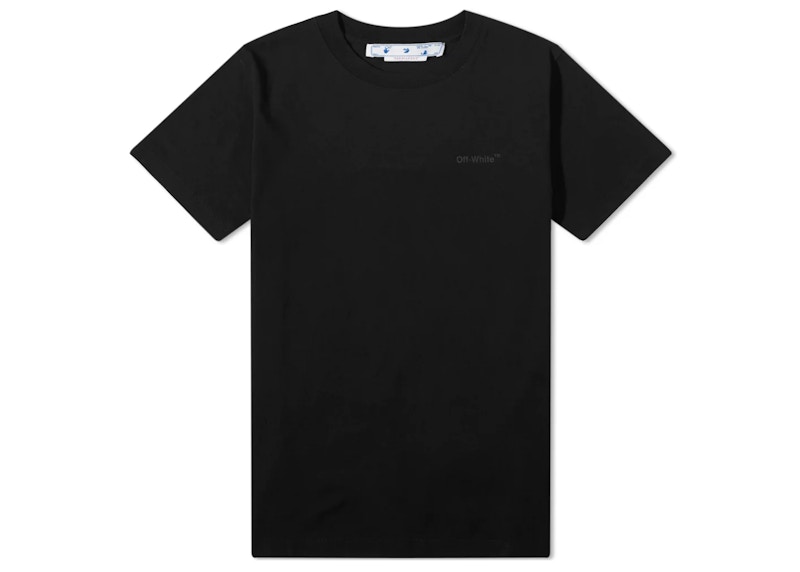 Tričko Off-White T-Shirt Slim Diagonal Tab Čierna | OMAA027C99JER0011010