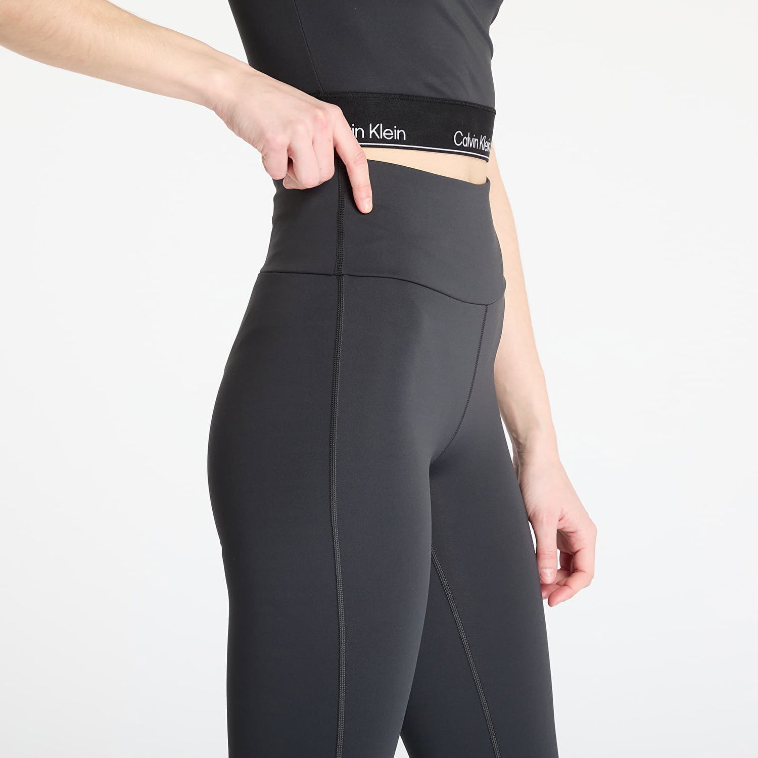 Legíny CALVIN KLEIN Calvin Klein Sport Modern Flare Leggings Šedá | LVGWS5L611 UB1, 1