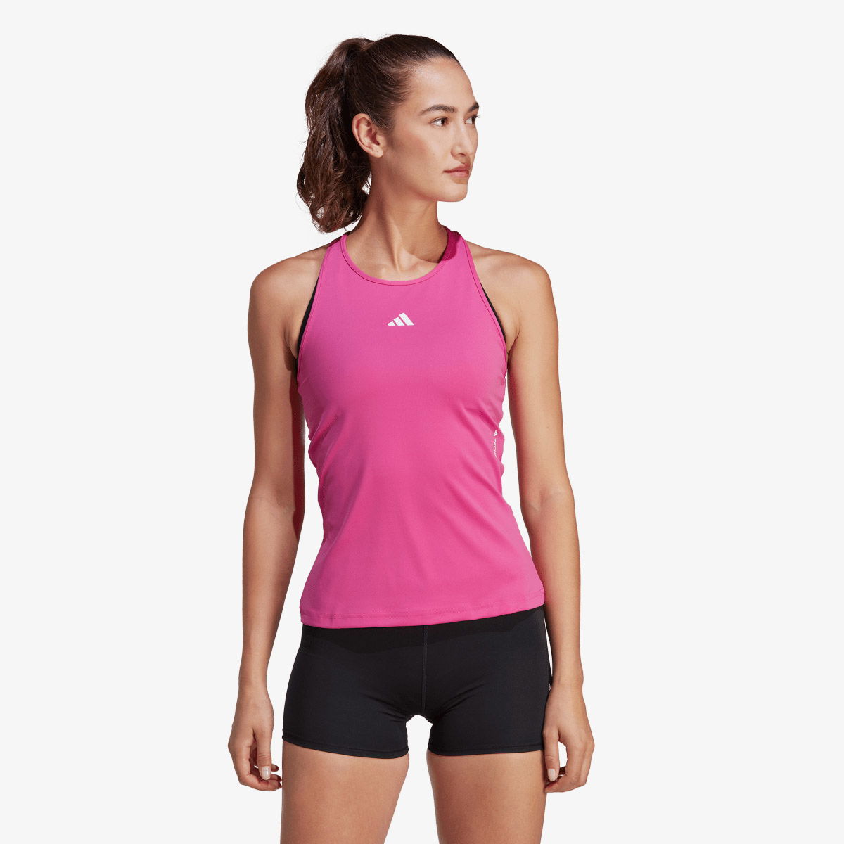Tielko adidas Originals Techfit Racerback Training Tank Top Ružová | IC1817, 0