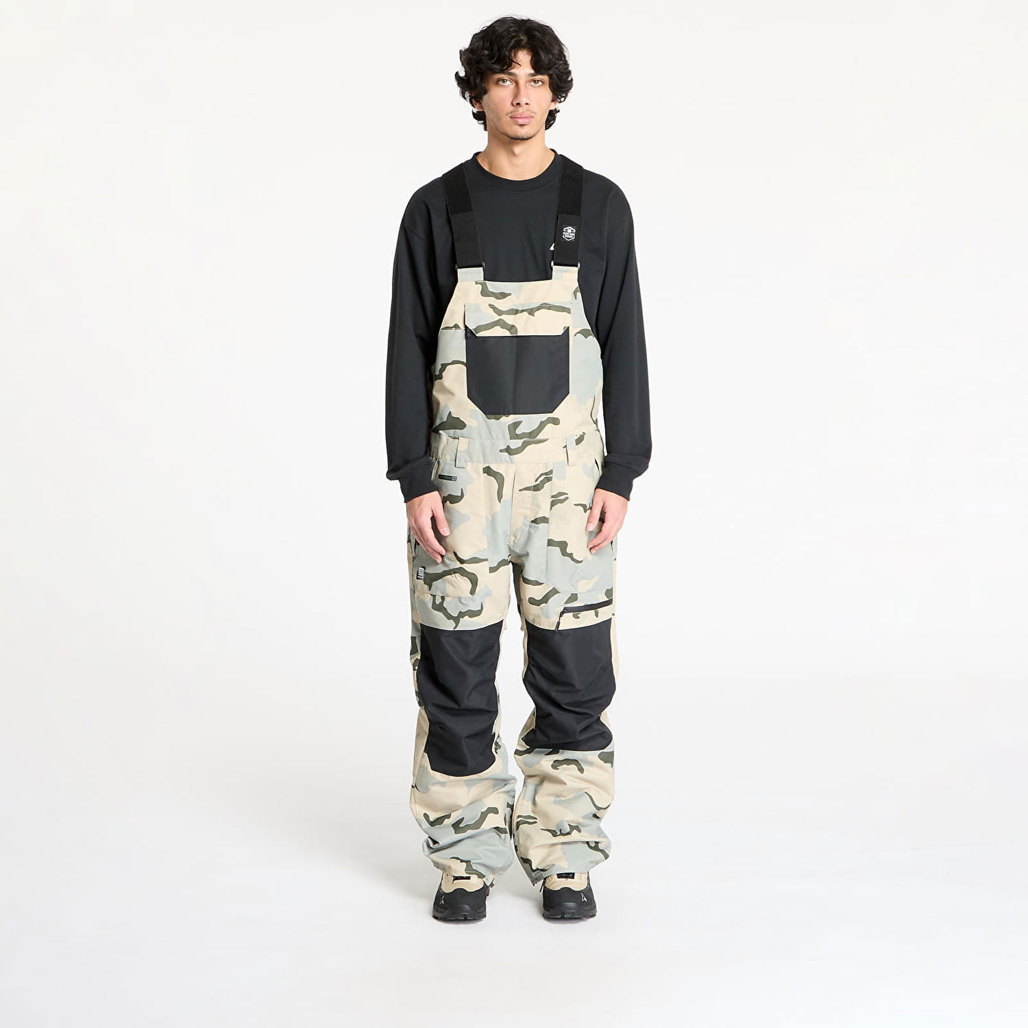 Overal Horsefeathers Horsefeathers Transfer Snowboard Bib Pants Béžová | OM323D, 0