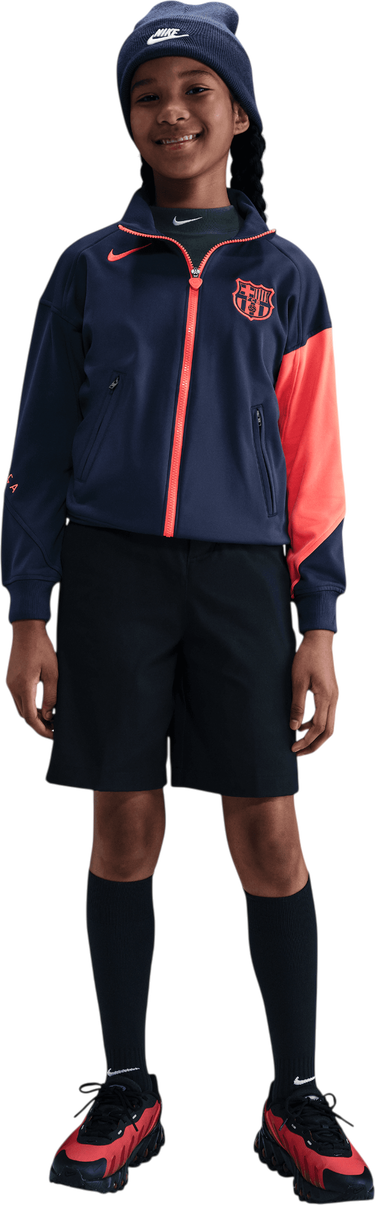 Bunda Nike Dri-FIT Total 90 FC Barcelona Soccer Anthem Jacket Navy | hm4179-410, 1