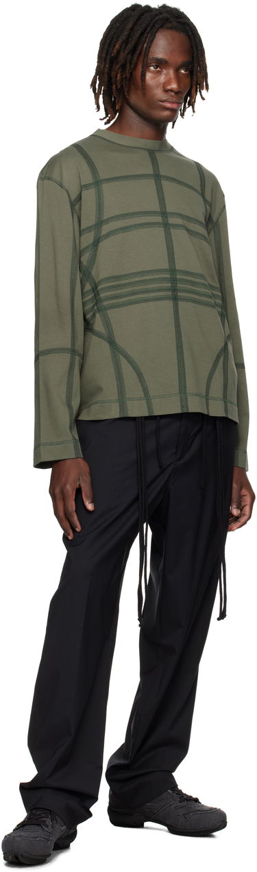Tričko Craig Green Craig Green Flatlock Long Sleeve T-Shirt Zelené | CGAW25CJETLS11, 3