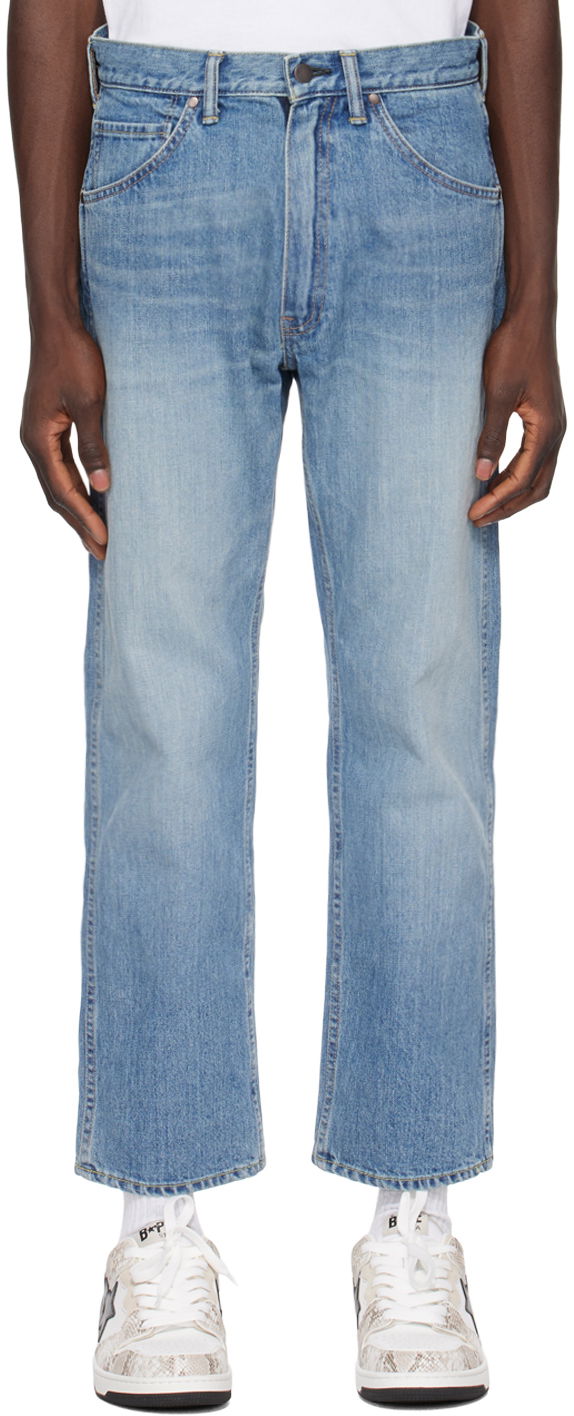 Džínsy BAPE Champion Jeans Modrá | 001DPJ801003M, 0
