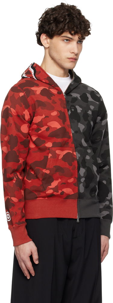 Mikina BAPE Camo Shark Full-Zip Hoodie Rôznofarebný | 001ZPK801001M, 4