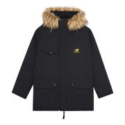 Warm Windproof Jacket With Fur Collar