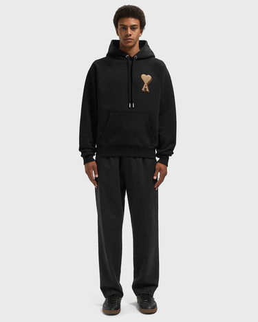 Mikina AMI Hoodie with Patch Čierna | USW770.747-001, 1