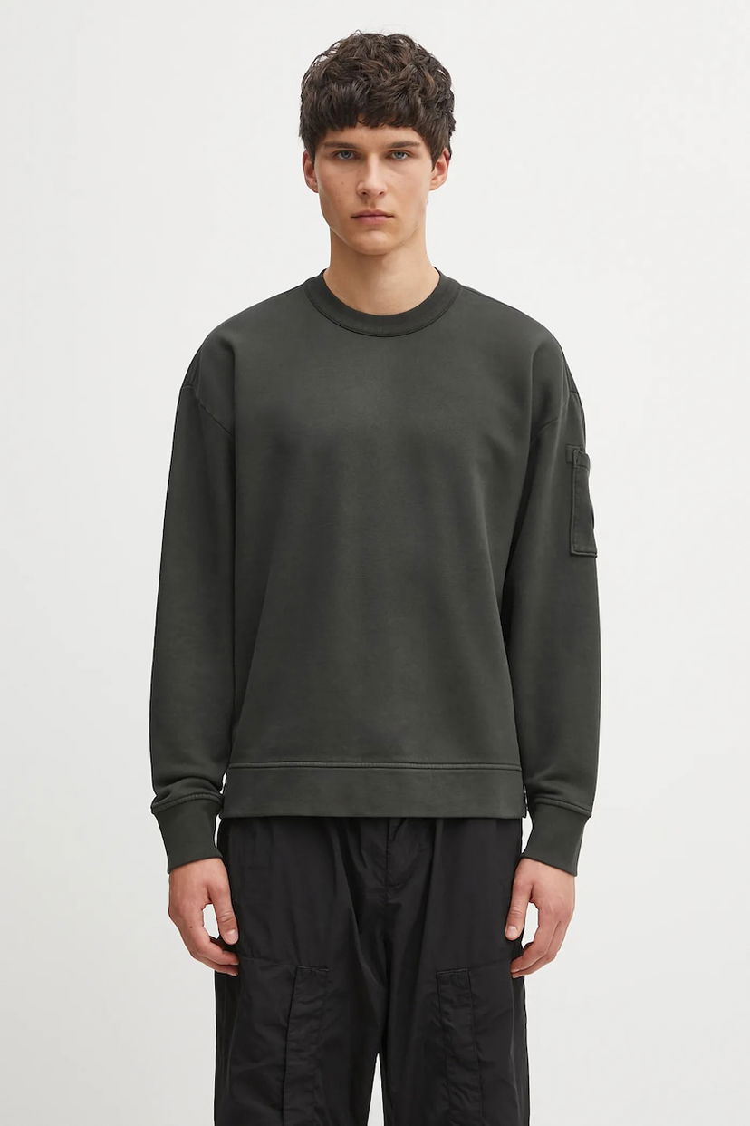 Mikina C.P. Company C.P. Company Crewneck Sweatshirt Zelené | 19CMSS058A006372G