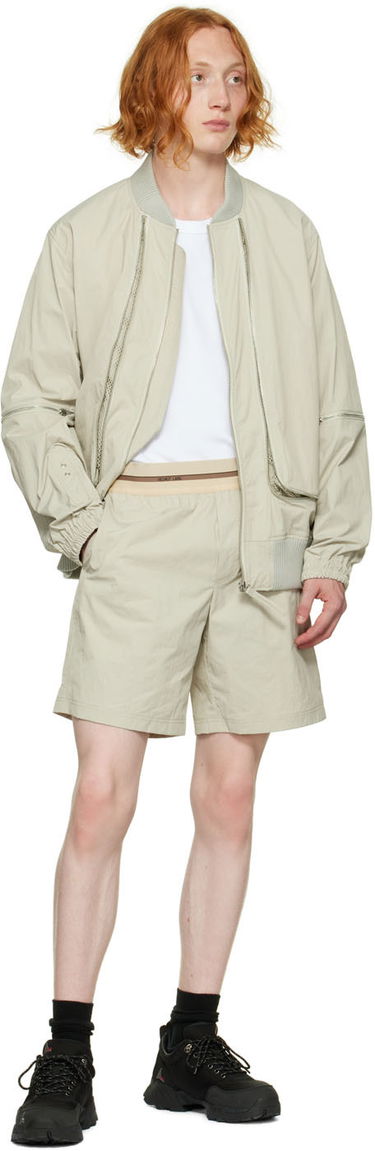 Šortky Helmut Lang Designer Nylon Shorts Béžová | M05HM205, 3