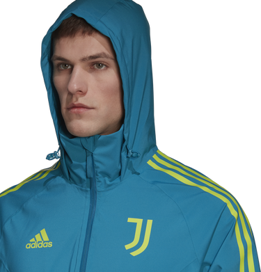Vetrovka adidas Originals Jacket JUVE RAIN Modrá | ha2615, 2