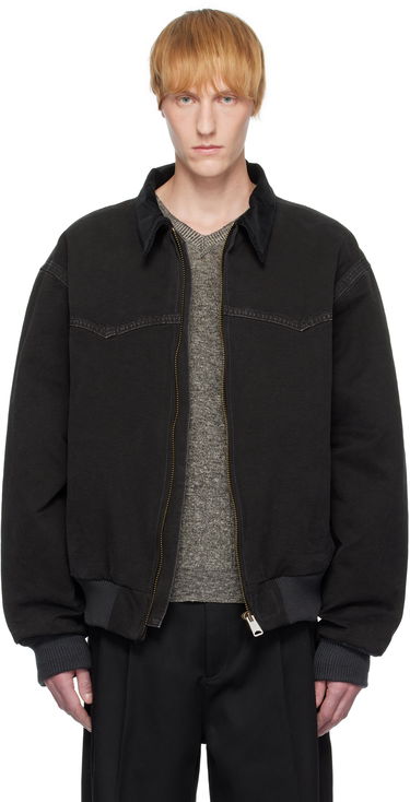 Bunda Maison Margiela Maison Margiela Yoke Caban Bomber Jacket Čierna | S50AM0640 M35255, 0