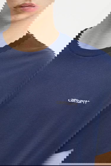 Tričko Carhartt WIP S/S Script Embroidery T-Shirt Navy | I030435.3CCXX, 3