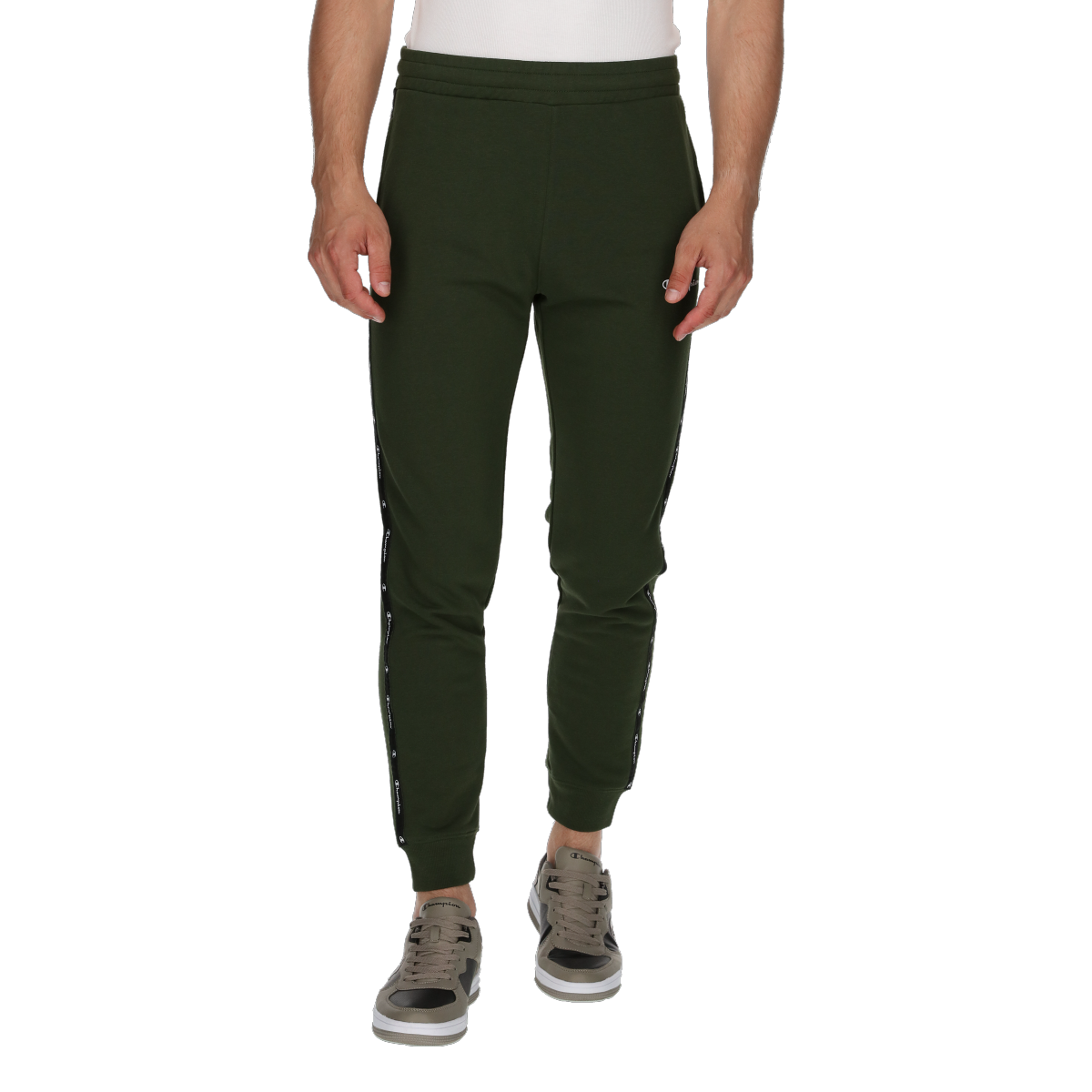 Tepláky Champion COLOR BLOCK Joggers Zelené | 219955-GS543, 0